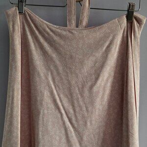 Brandy Melville Pink & White Floral Robbie Wrap Skirt One Size